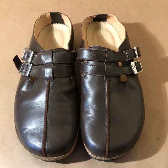 haflinger leather mule